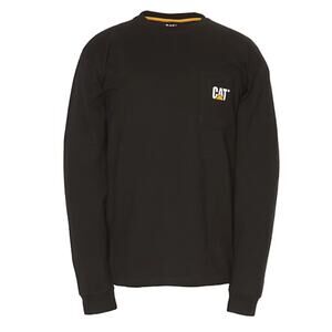 Mens size XL CAT long sleeve shirt color expresso NWT